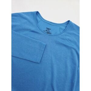 Patagonia Womans Capilene 3‎ XL Blue Long Sleeve Active Shirt 44431 Read